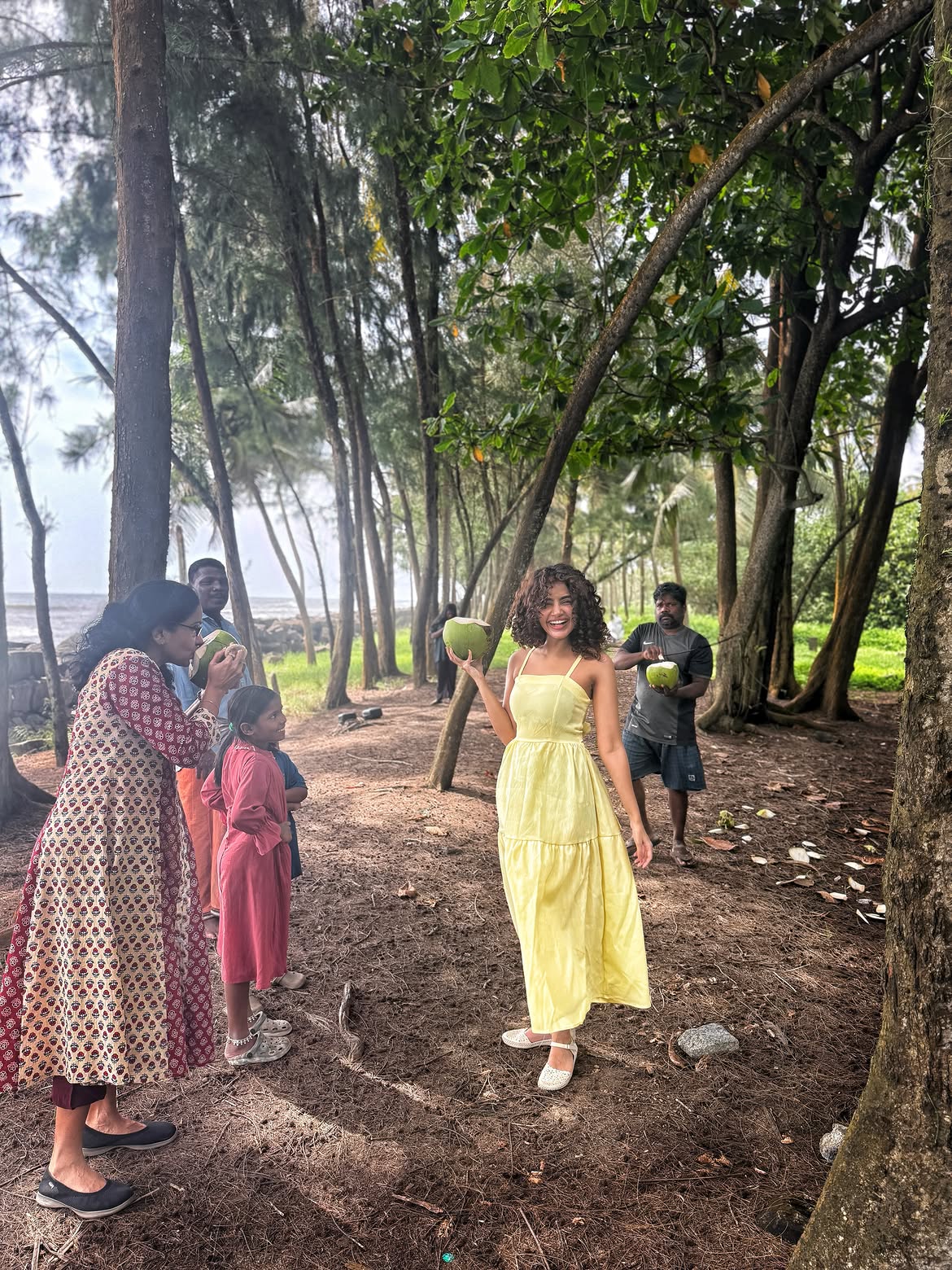 Anupama Parameswaran Enjoying in Nature