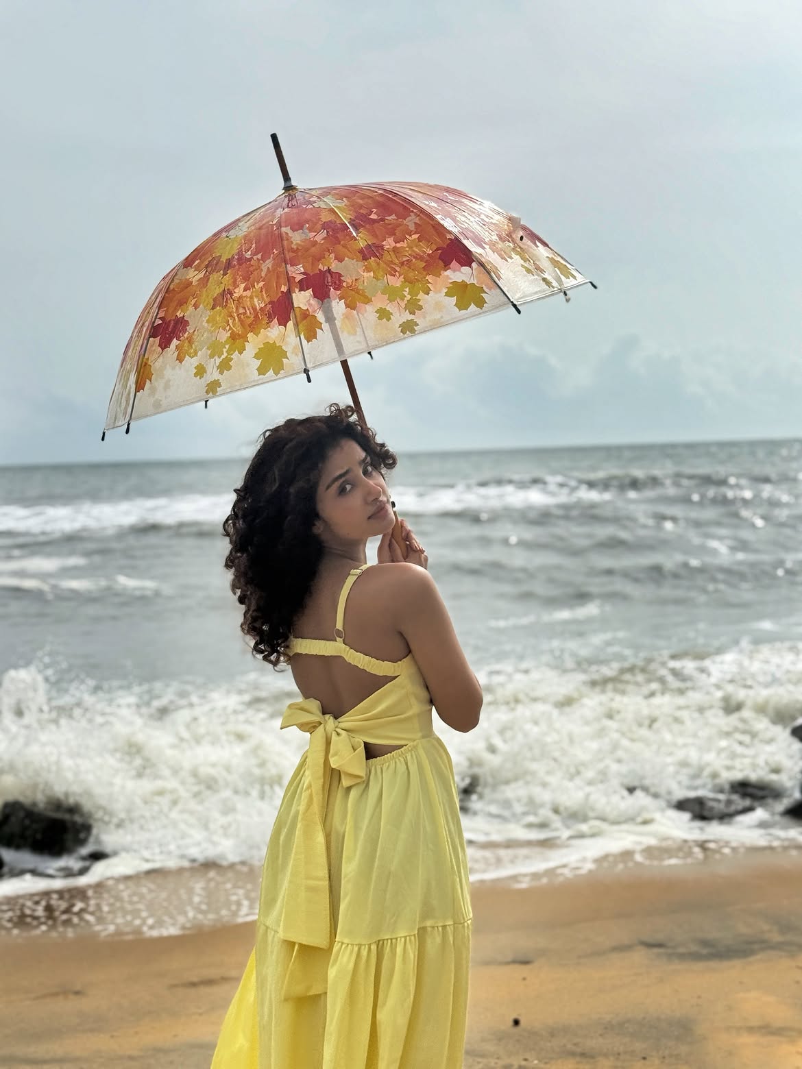 Anupama Parameswaran Enjoying in Nature