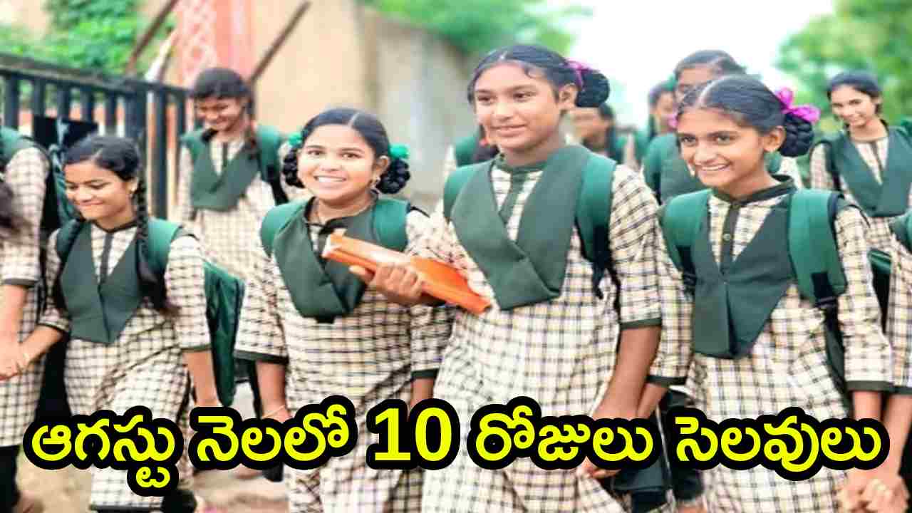 Holidays: ఏపీ విద్యార్థులకు గుడ్ న్యూస్.. ఆగస్టు నెలలో సెలవులే సెలవులు.. సింహాచలం వారికీ అదనంగా రెండు రోజులు
