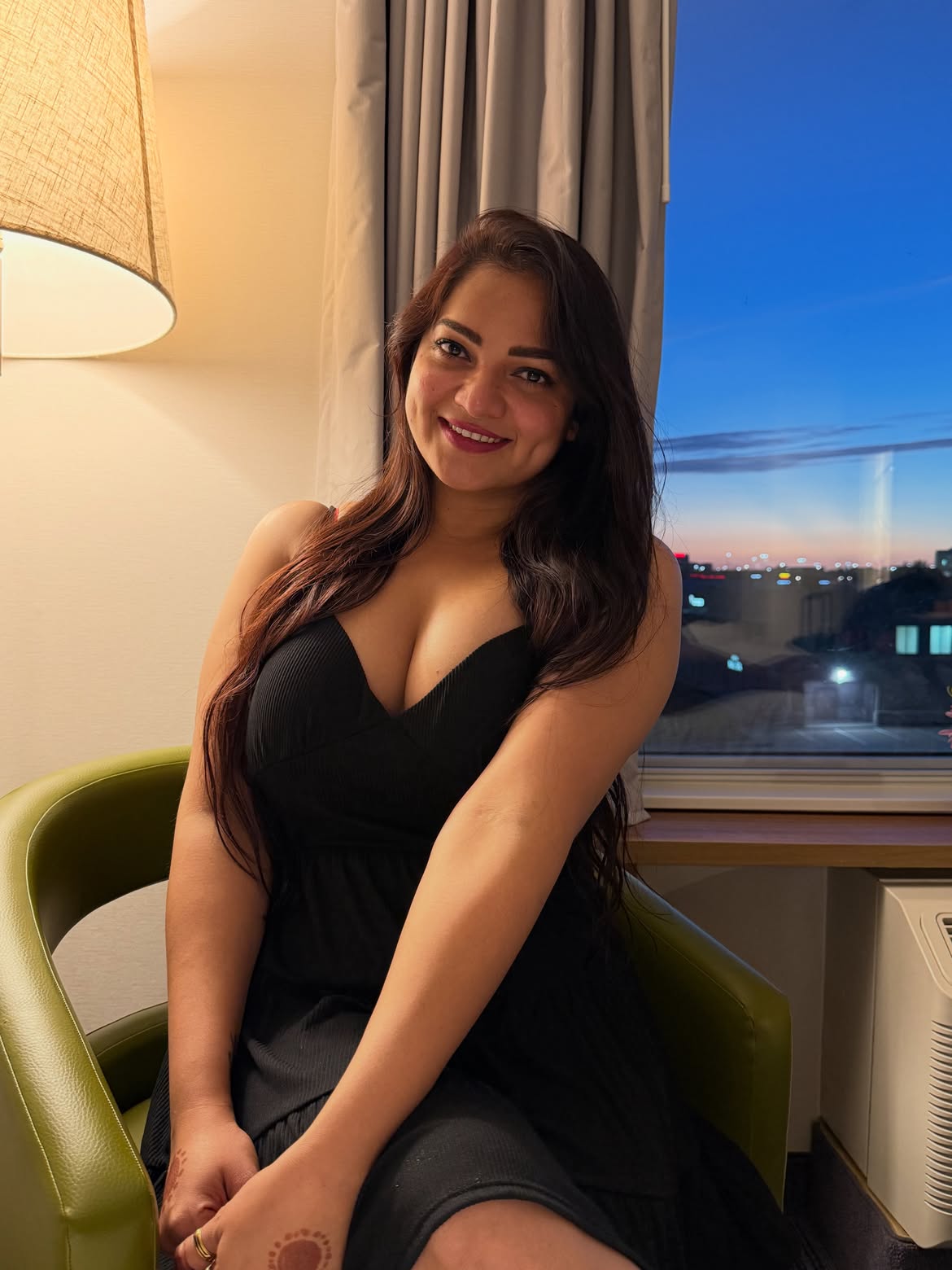 Ashwini Sree Bold Poses in Black Dress