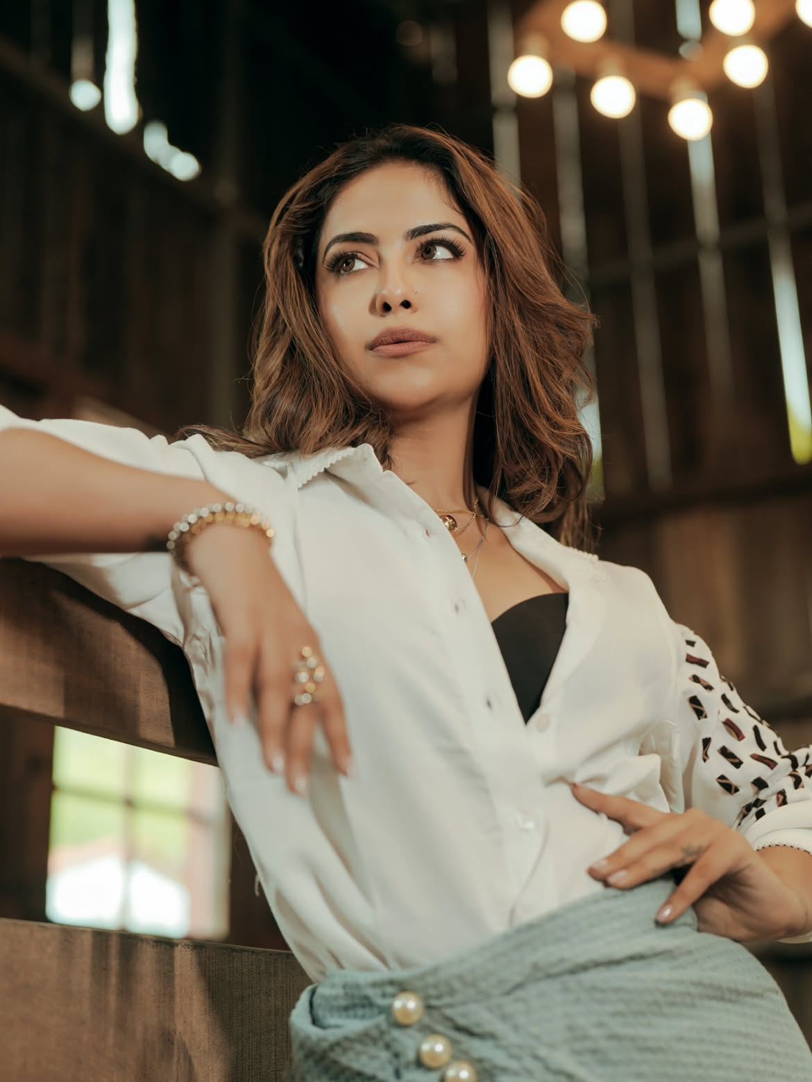 Avika Gor Stylish Looks in Wooden House