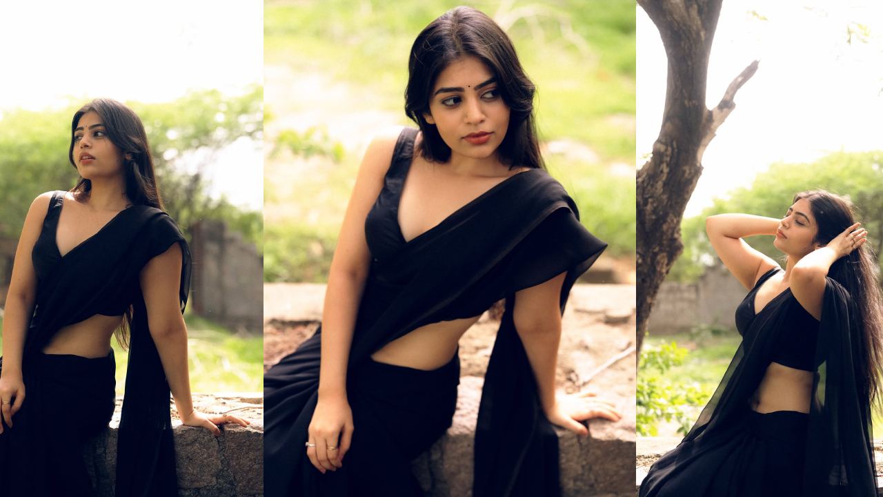 Bandhavi Sridhar : నలుపు చీరలో నగుమోము అందంతో బాంధవి శ్రీధర్..