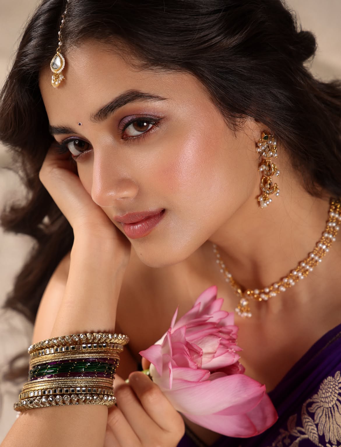 Bhagyashri Borse Stunning Looks in Saree