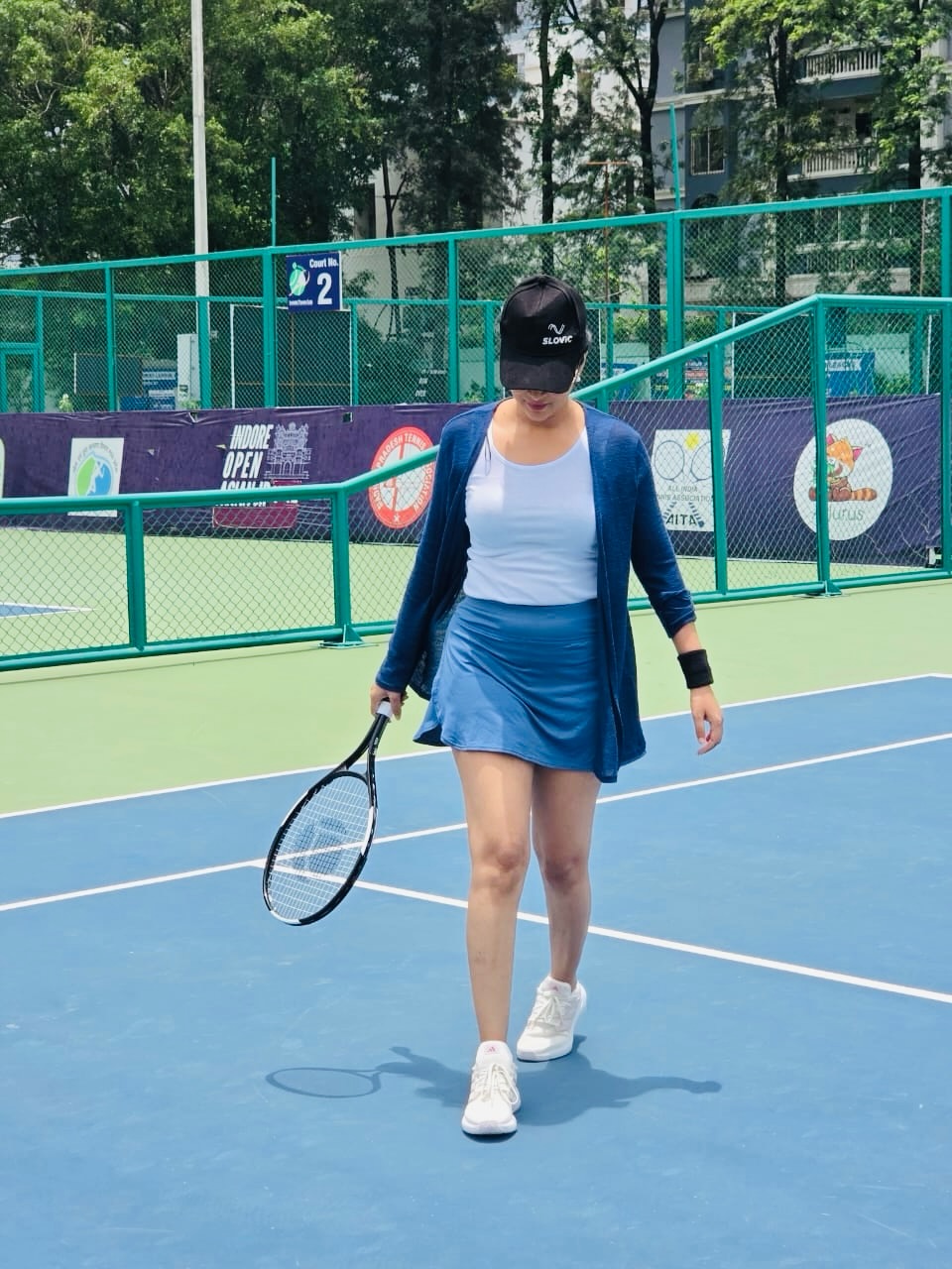 Bhanu Sri Playing Tennis