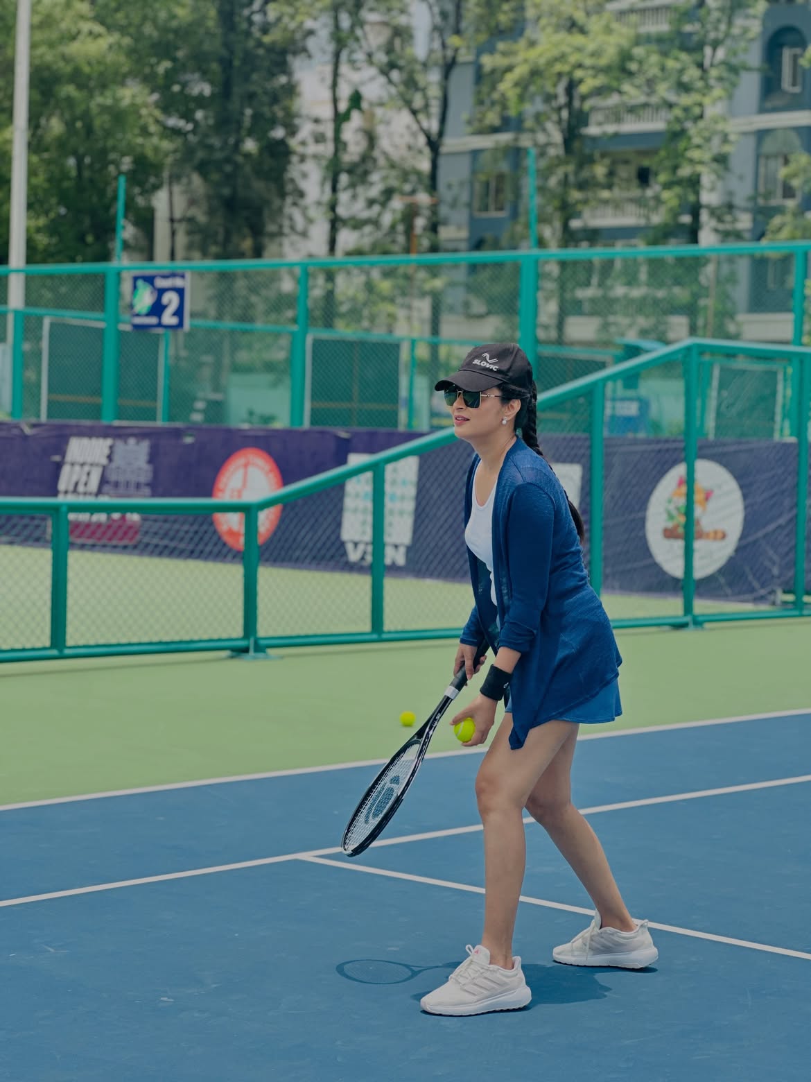 Bhanu Sri Playing Tennis