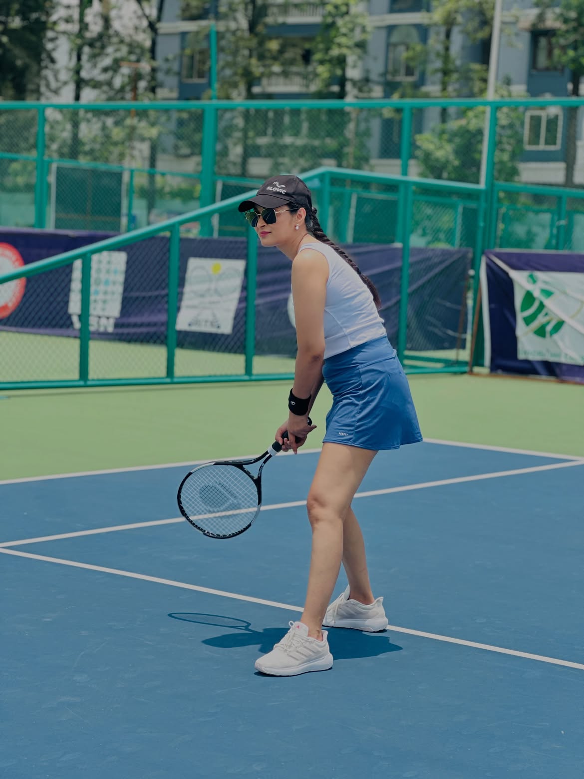 Bhanu Sri Playing Tennis