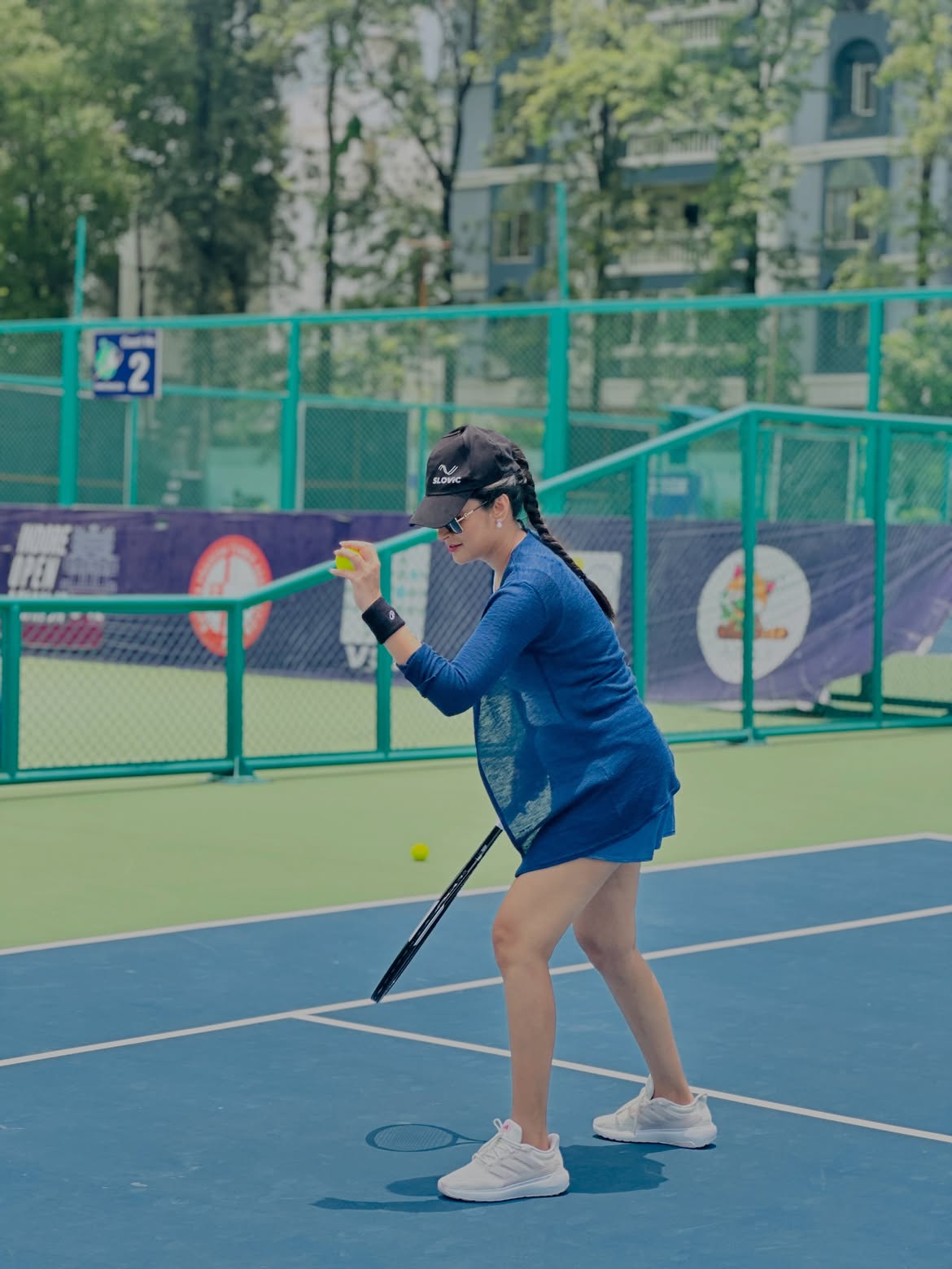 Bhanu Sri Playing Tennis