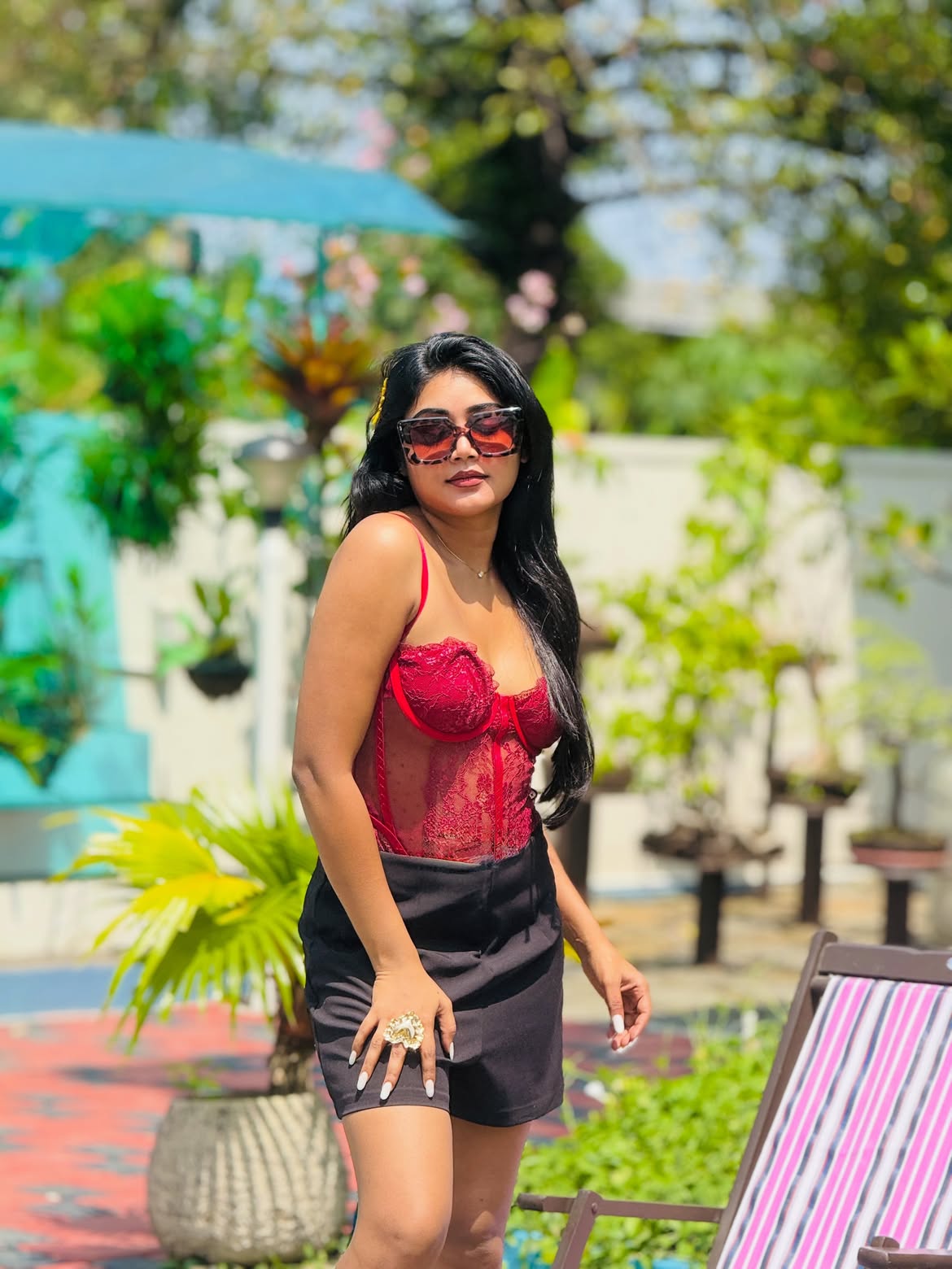 Bramarambika Tutika Enjoying Vacation in Kerala