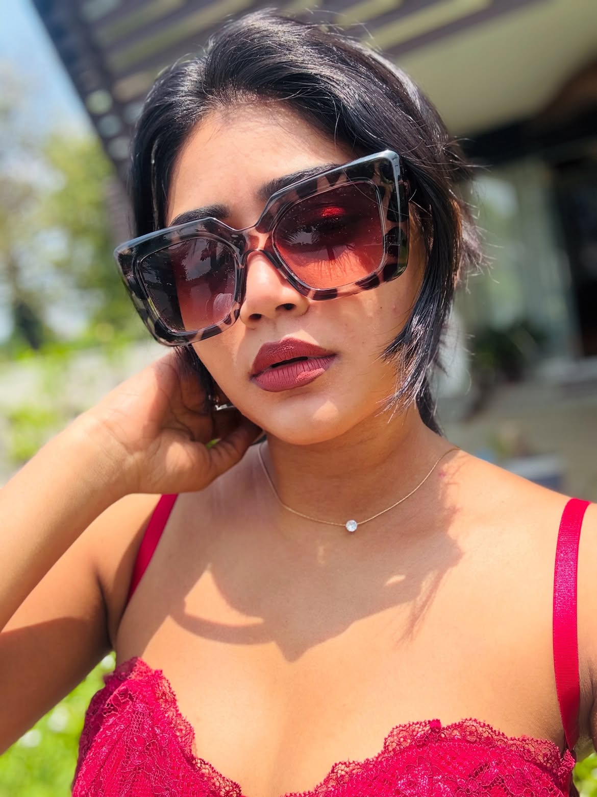 Bramarambika Tutika Enjoying Vacation in Kerala