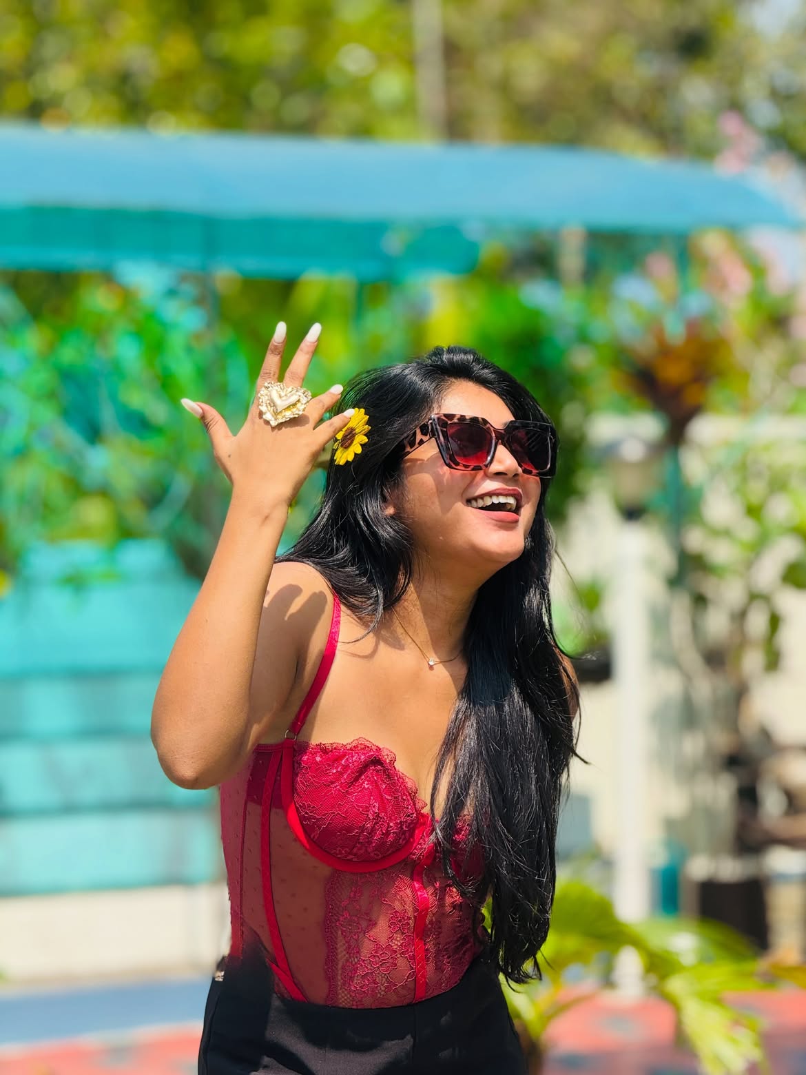 Bramarambika Tutika Enjoying Vacation in Kerala