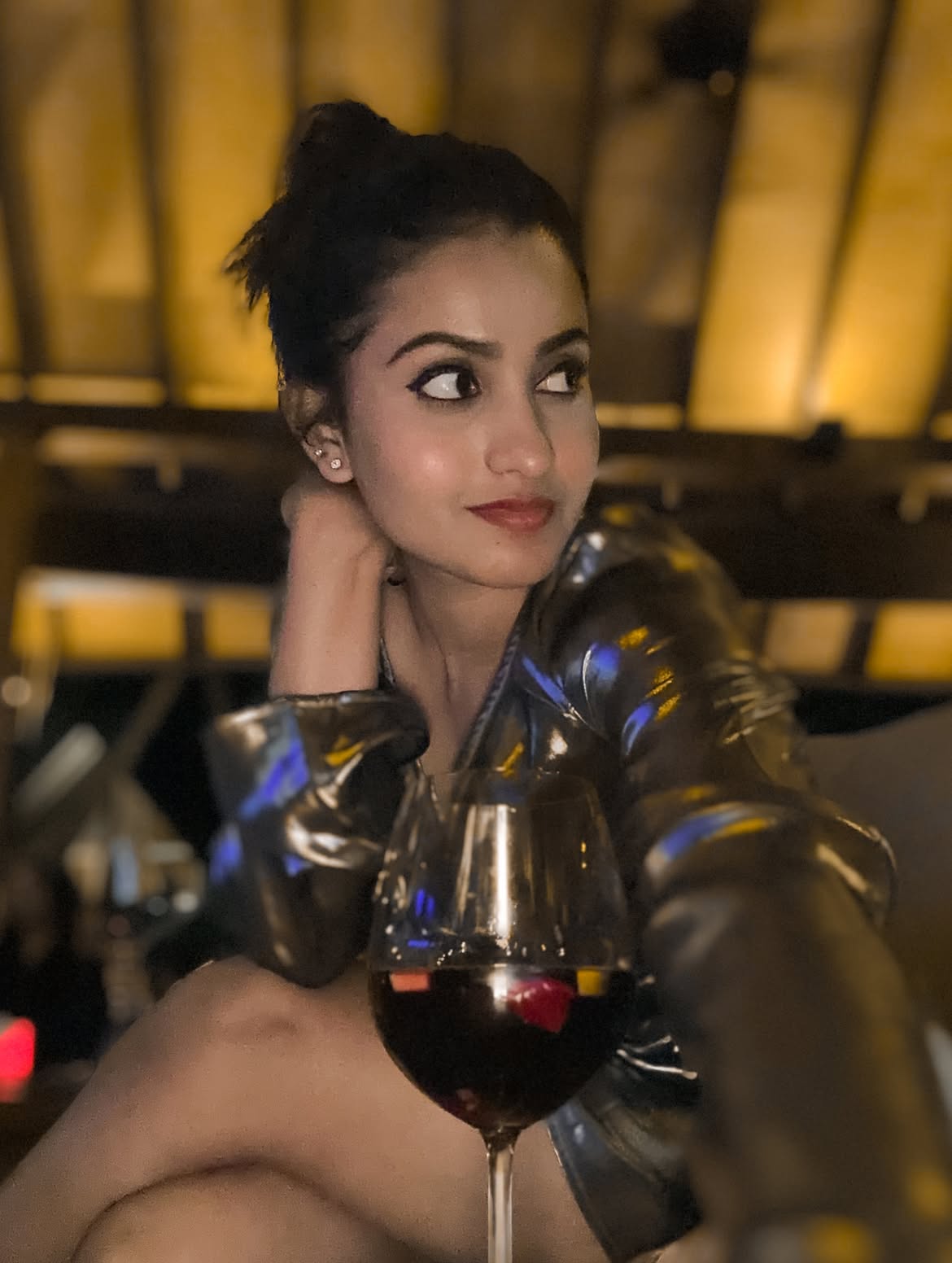 Deepika Pilli Enjoying Vacation in Beach