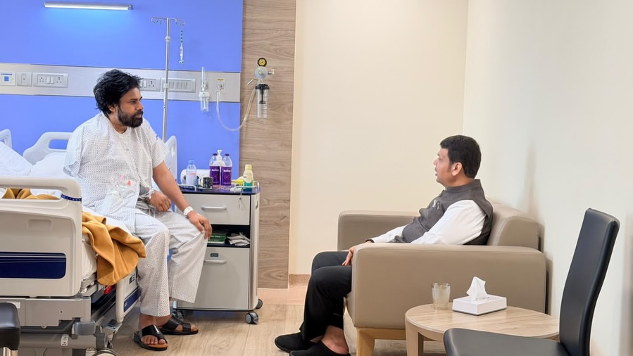 Maharashtra CM Devendra Fadnavis Meets Pawan Kalyan