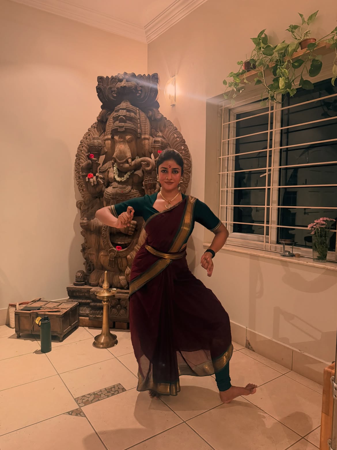 Dimple Hayati Shares Kuchipudi Learning Photos