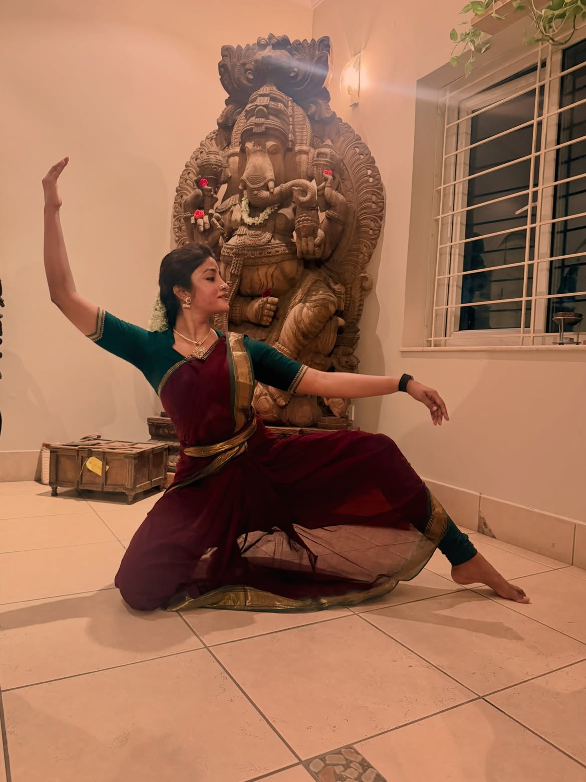 Dimple Hayati Shares Kuchipudi Learning Photos