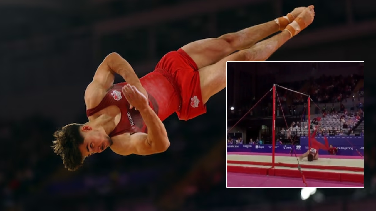 Gabriel Langton Injury : కామన్వెల్త్ గేమ్స్‌లో భయానక ఘటన.. విన్యాసాల మధ్య కుప్పకూలిన ఇంగ్లండ్ జిమ్నాస్ట్.. వీడియో వైరల్