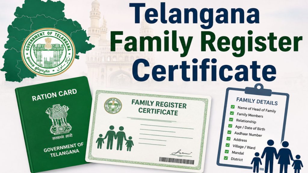 Family Register Certificate : ఇక ప్రతి కుటుంబానికీ ఒకే గుర్తింపు! తెలంగాణలో ‘ఫ్యామిలీ రిజిస్టర్ సర్టిఫికెట్’కు శ్రీకారం!