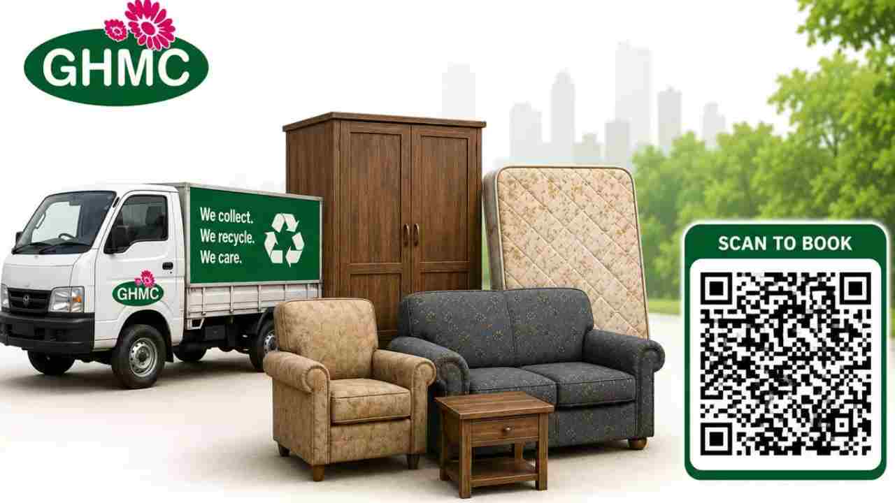 GHMC: ఇంట్లో పాత ఫర్నిచర్ ఉందా? సింపుల్‌గా క్యూఆర్ కోడ్ స్కాన్ చేయండి.. వాళ్లే వచ్చి తీసుకెళ్తారు ఫ్రీగా