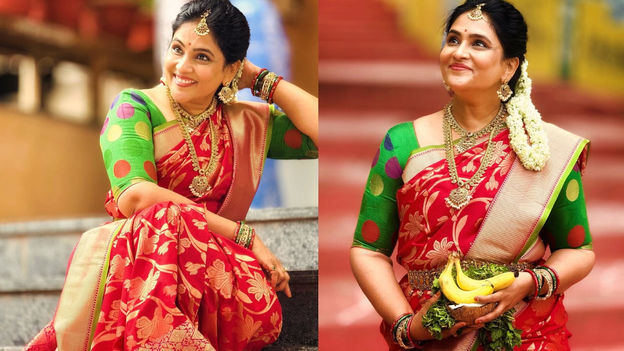 Gayatri Bhargavi : అచ్చ తెలుగందం.. సాంప్రదాయంగా నటి గాయత్రీ భార్గవి..