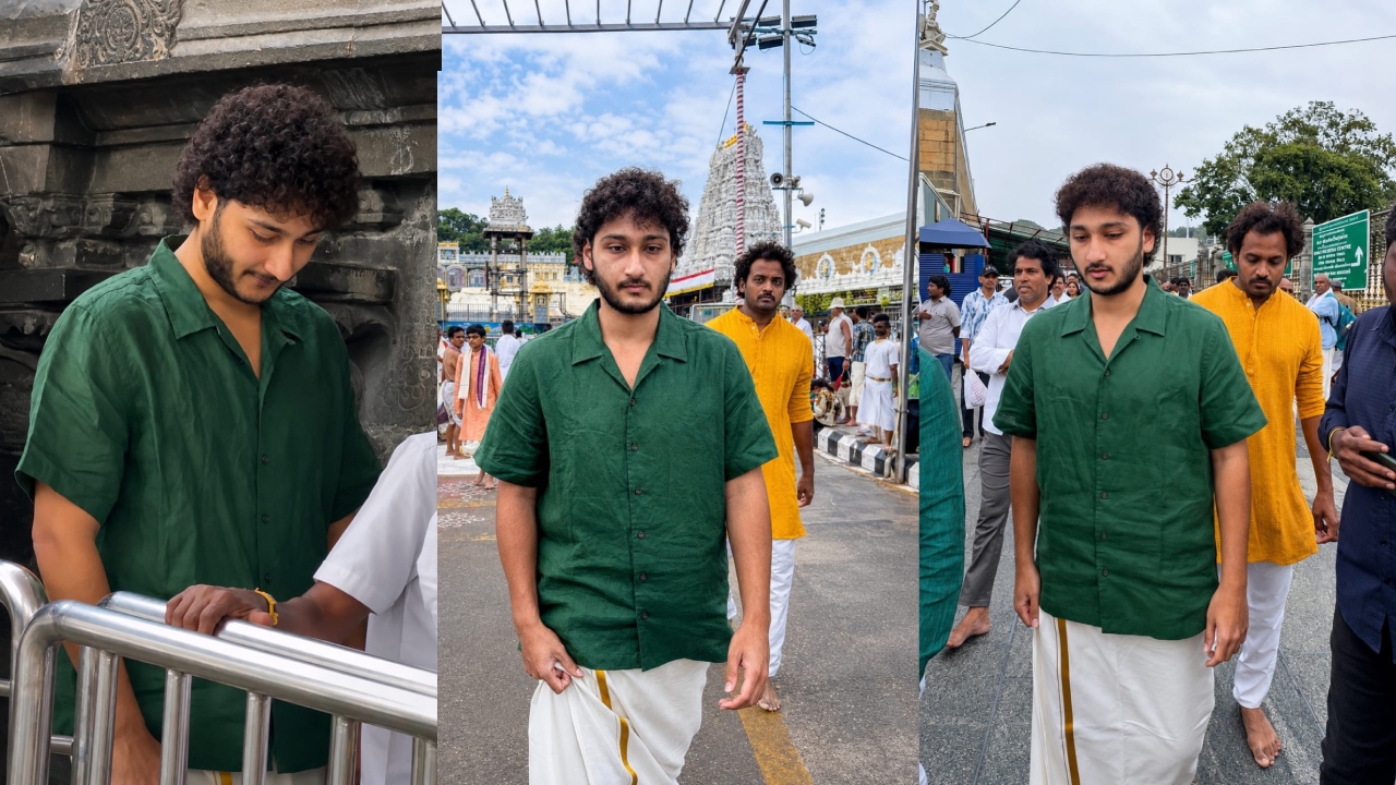 Jaya Krishna Ghattamaneni : గురువారం మూవీ రిలీజ్‌.. బుధ‌వారం శ్రీవారిని దర్శించుకున్న జ‌య‌కృష్ణ ఘ‌ట్ట‌మ‌నేని