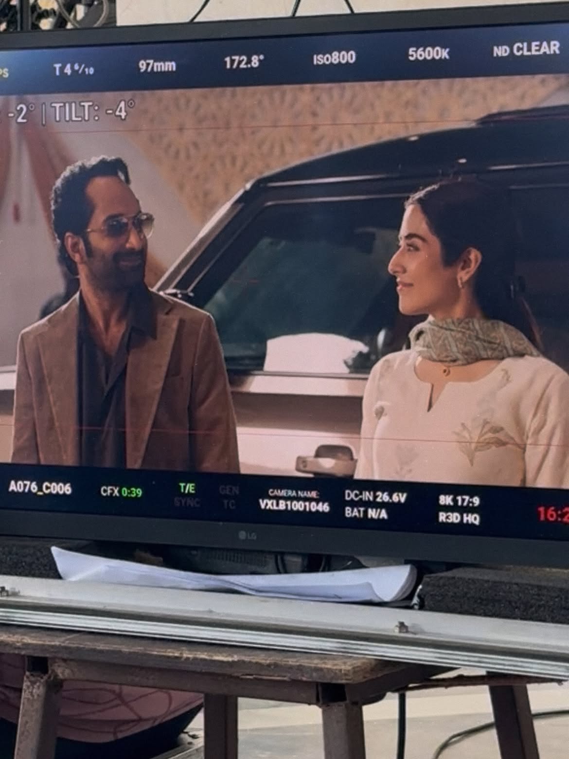 Jonita Gandhi Shares Hrudhayam Murali Working Stills