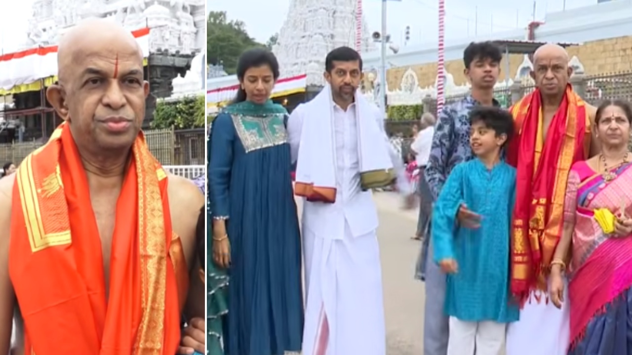 Jupally Rameshwar Rao : తిరుమల శ్రీవారిని దర్శించుకున్న మైహోమ్ చైర్మన్ జూపల్లి రామేశ్వరరావు