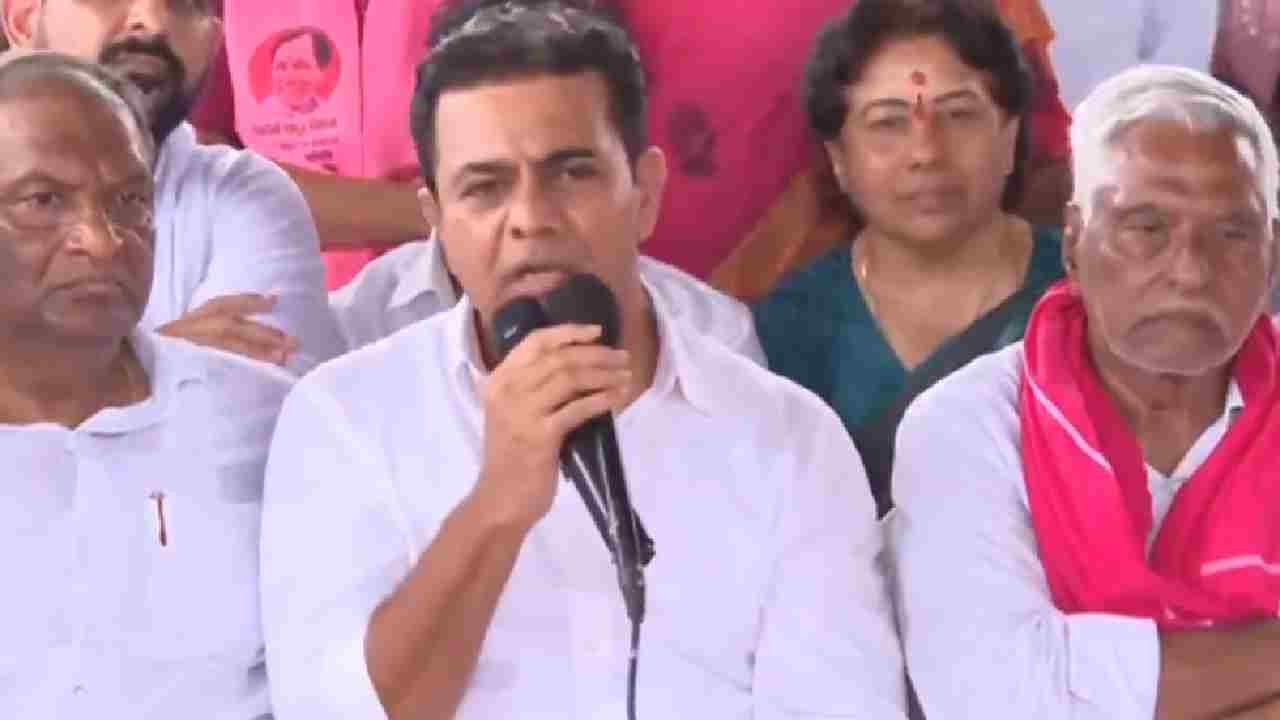 KTR Kannepalli Pump House: కన్నెపల్లికి వెళ్లకుండా కుట్రలు.. పంప్‌హౌస్ వద్ద కేటీఆర్ ఫైర్.. ఆ నీటిని ఎత్తిపోయాల్సిందే