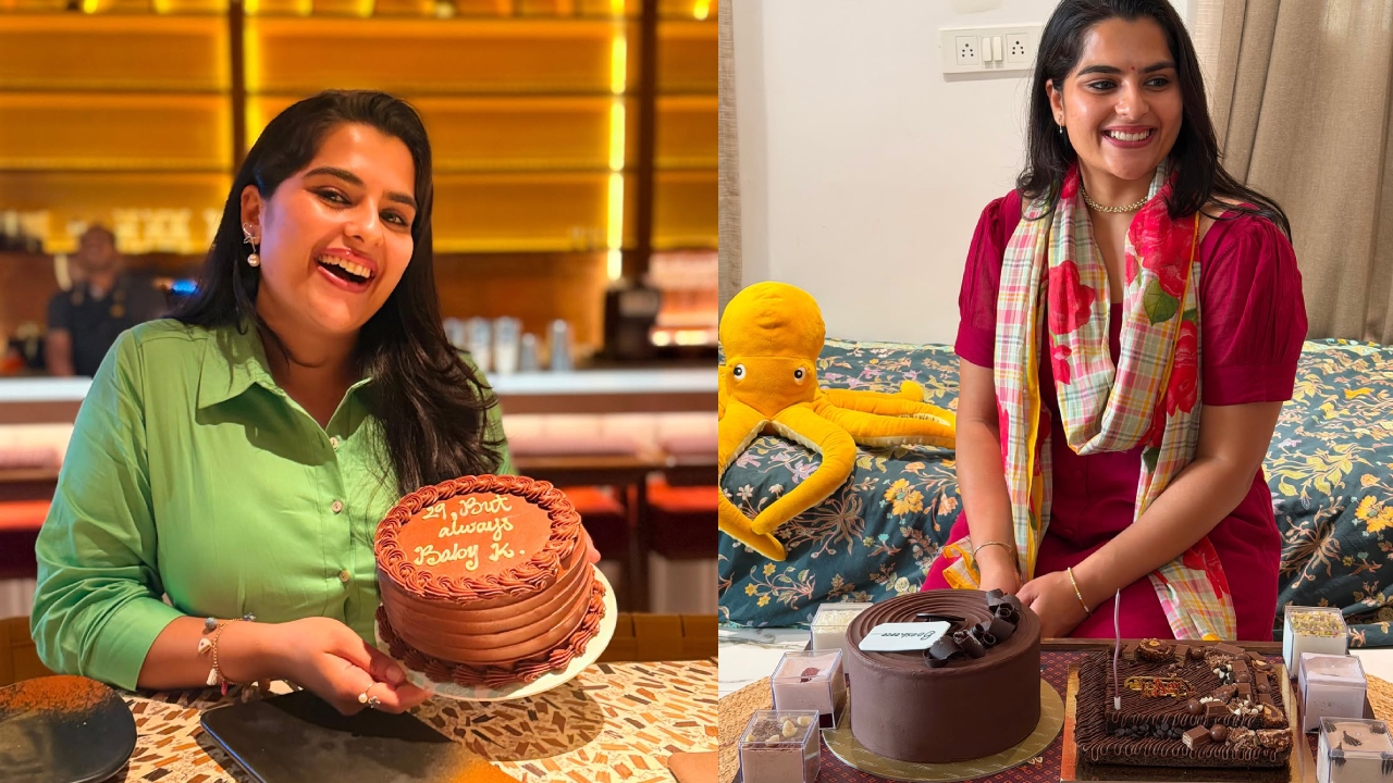 Kavya Kalyanram Birthday : బలగం భామ బర్త్ డే సెలబ్రేషన్స్.. కావ్య కళ్యాణ్ రామ్ ఫొటోలు..