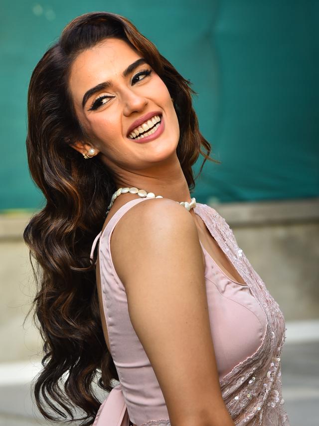 Kavya Thapar Shines in Saree at Song Launch Event