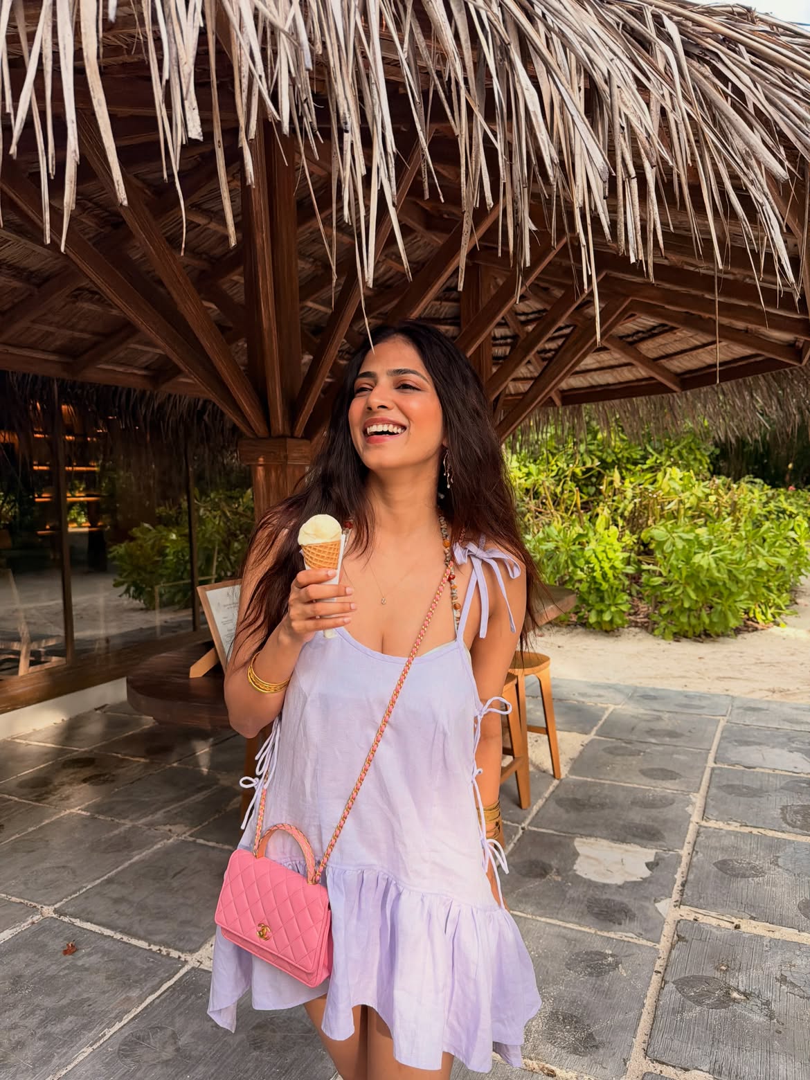 Malavika Mohanan Enjoying Vacation in Maldives
