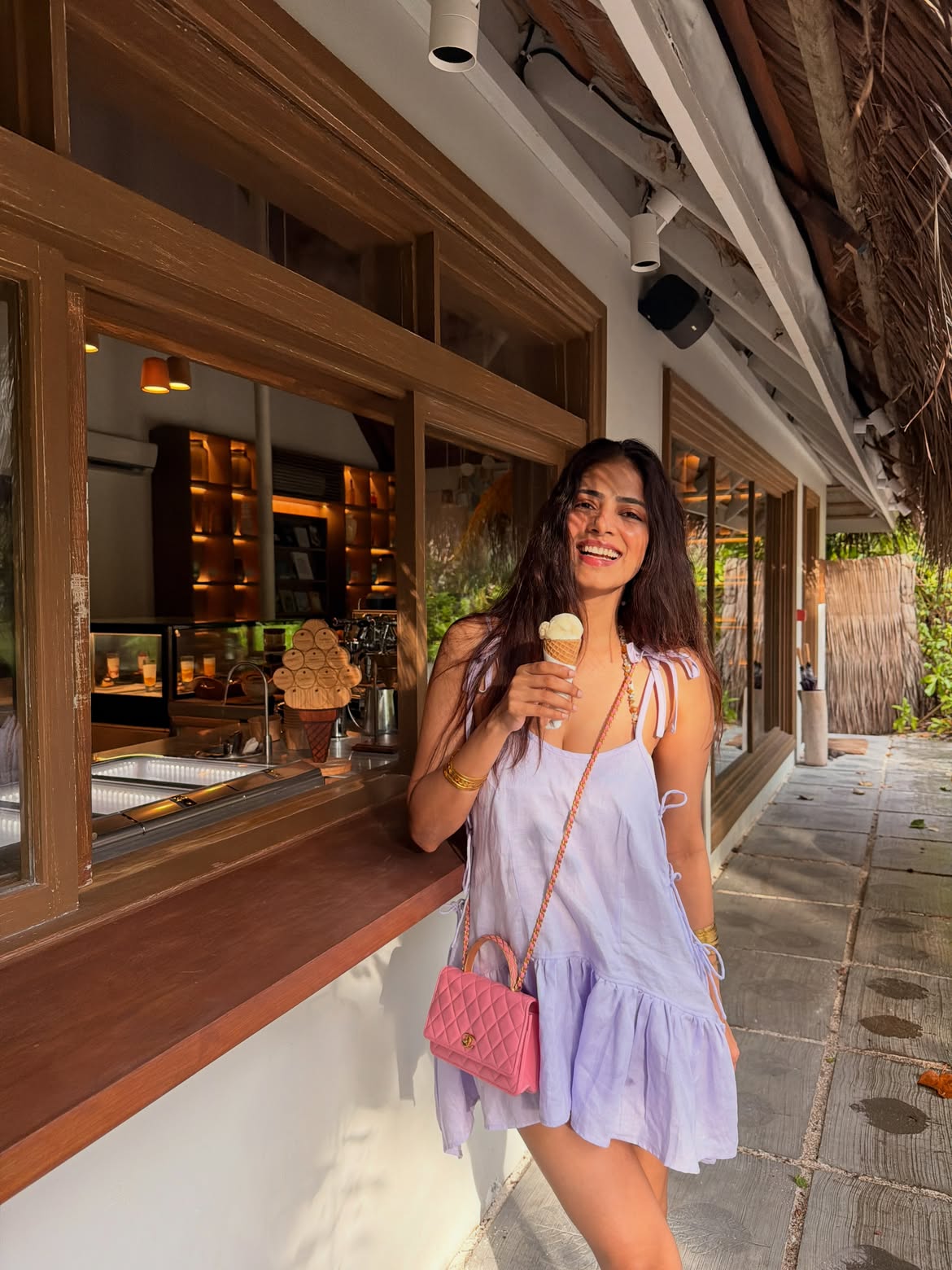Malavika Mohanan Enjoying Vacation in Maldives