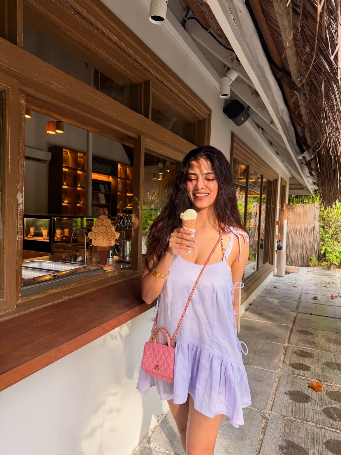 Malavika Mohanan Enjoying Vacation in Maldives
