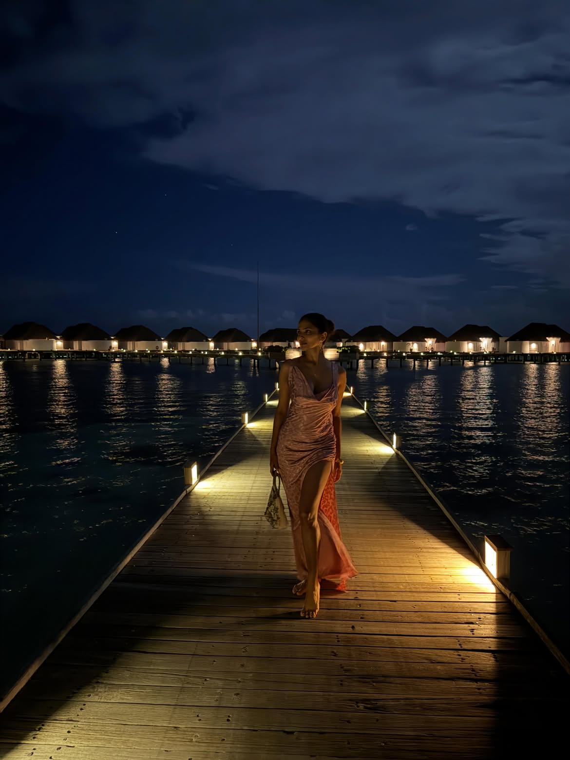 Malavika Mohanan Enjoying Vacation in Maldives