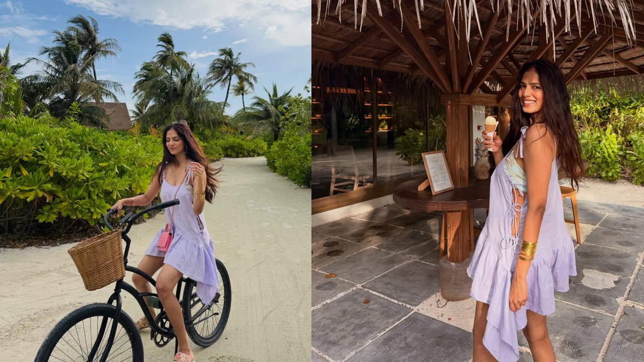 Malavika Mohanan : మాల్దీవ్స్ లో వెకేషన్ ఎంజాయ్ చేస్తున్న మాళవిక మోహనన్.. ఫొటోలు..
