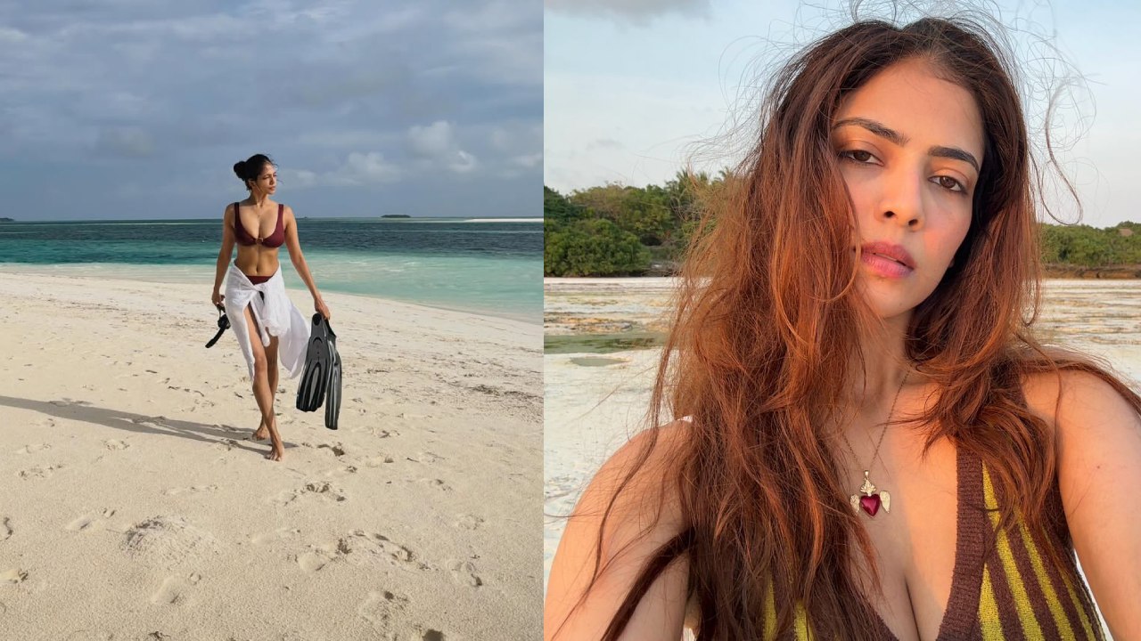Malavika Mohanan : మాల్దీవ్స్ లో వెకేషన్ ఎంజాయ్ చేస్తున్న రాజాసాబ్ భామ.. మాళవిక మోహనన్ ఫొటోలు..