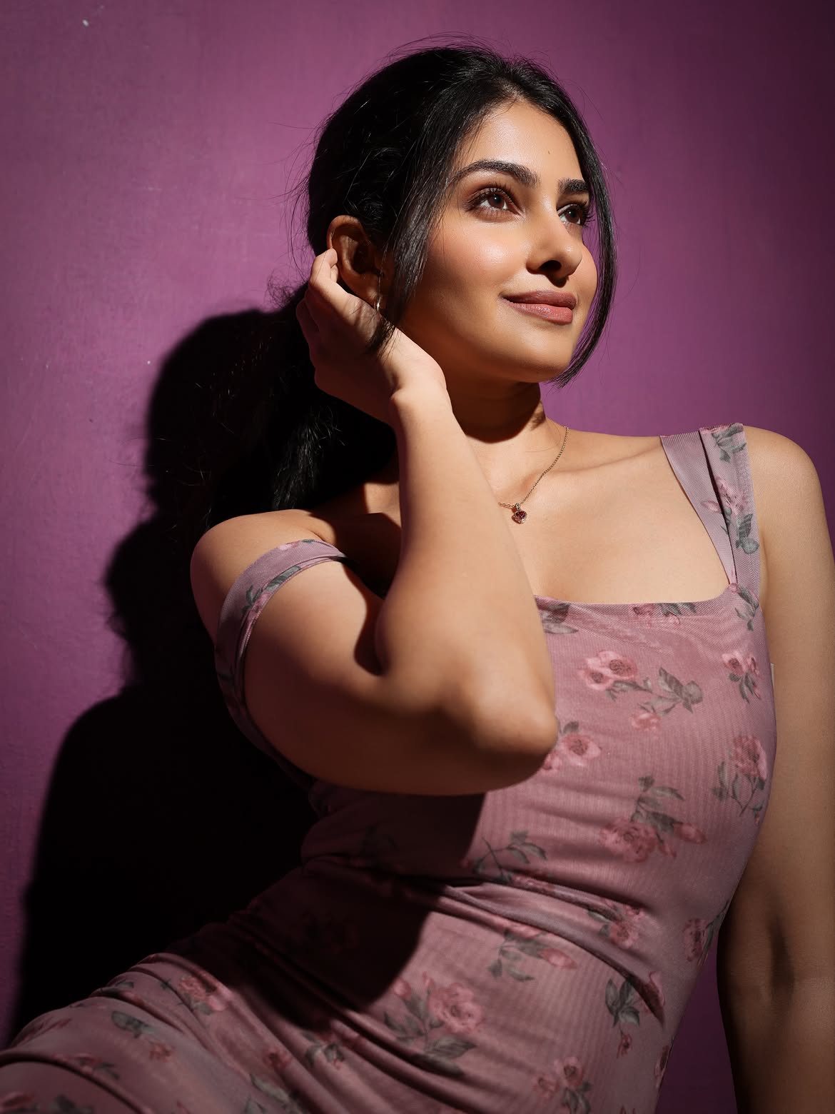 Manasa Varanasi Cute Photos in Long Frock