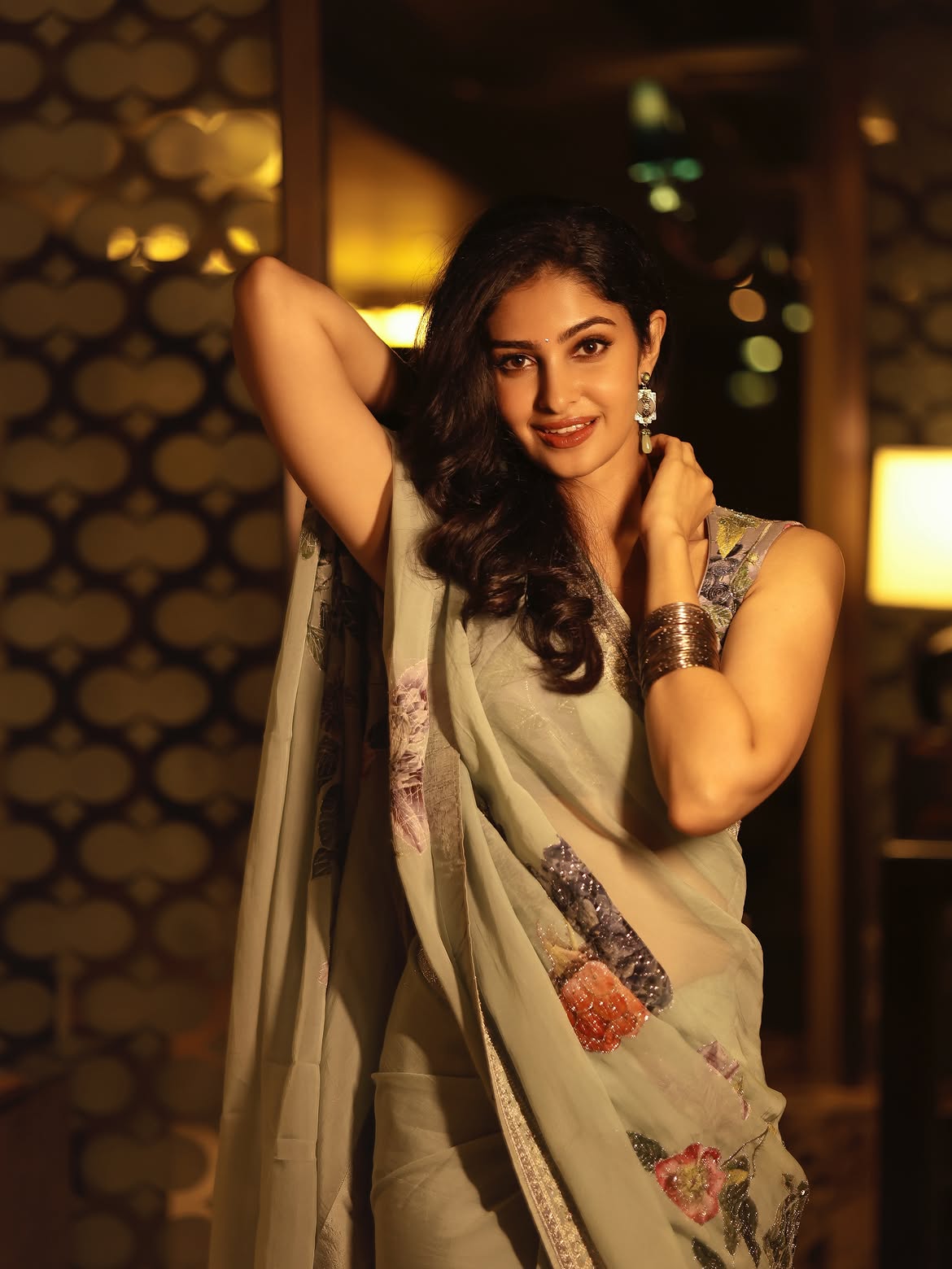Manasa Varanasi Cute Photos in Saree