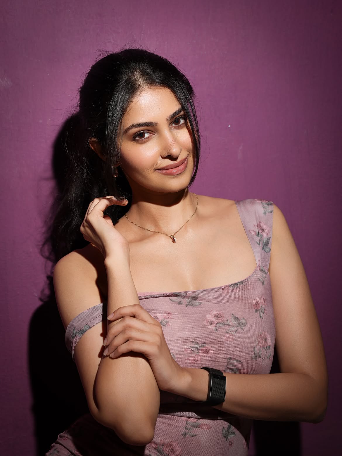 Manasa Varanasi Cute Photos in Long Frock