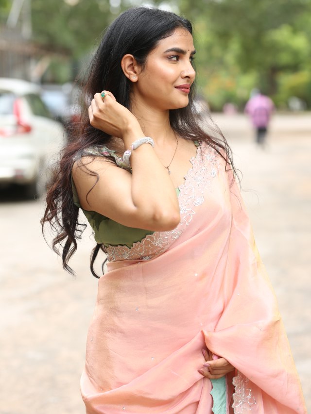 Meenakshi Goswami Mesmerizing Looks in Saree