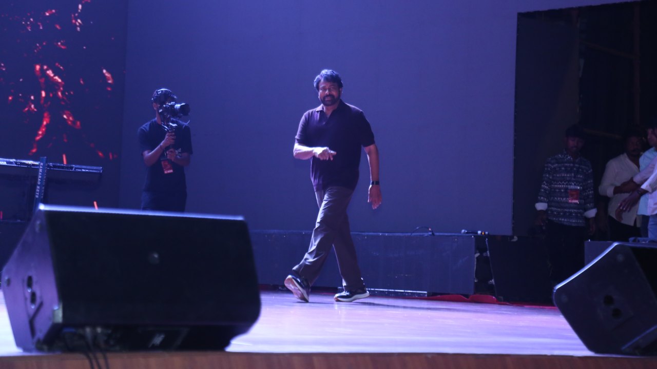 Megastar Chiranjeevi Mega Moments at Chennai Love Story Pre Release Event