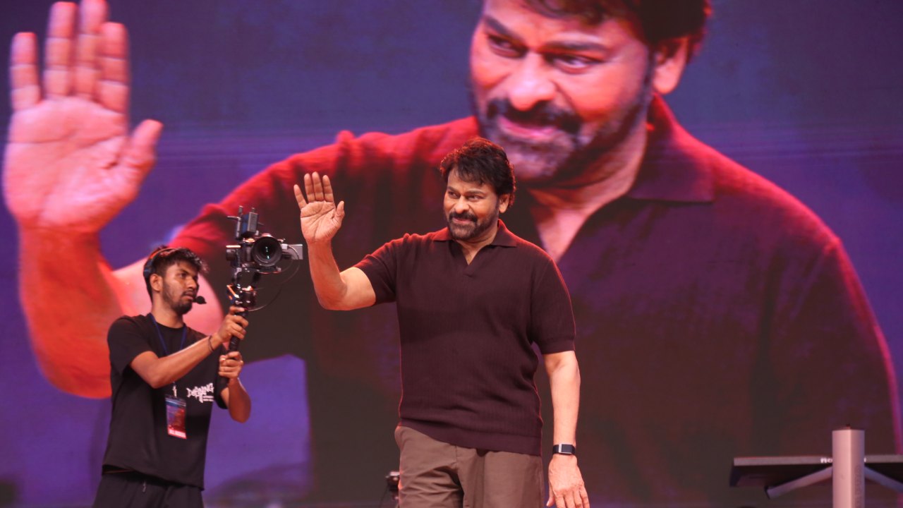 Megastar Chiranjeevi Mega Moments at Chennai Love Story Pre Release Event