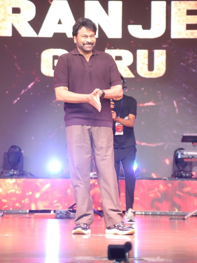 Megastar Chiranjeevi Mega Moments at Chennai Love Story Pre Release Event