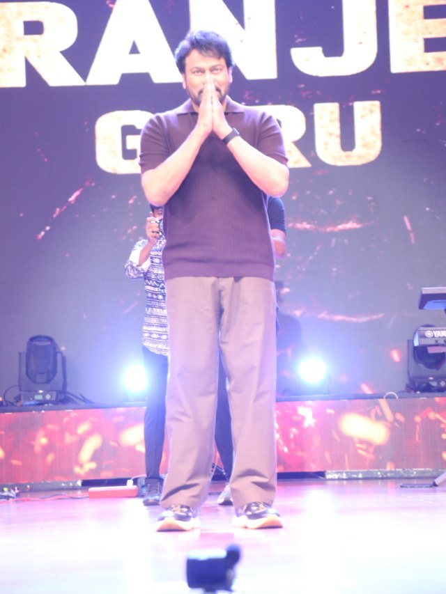 Megastar Chiranjeevi Mega Moments at Chennai Love Story Pre Release Event