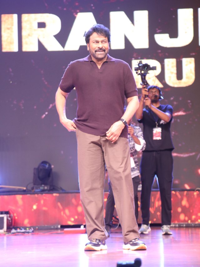 Megastar Chiranjeevi Mega Moments at Chennai Love Story Pre Release Event
