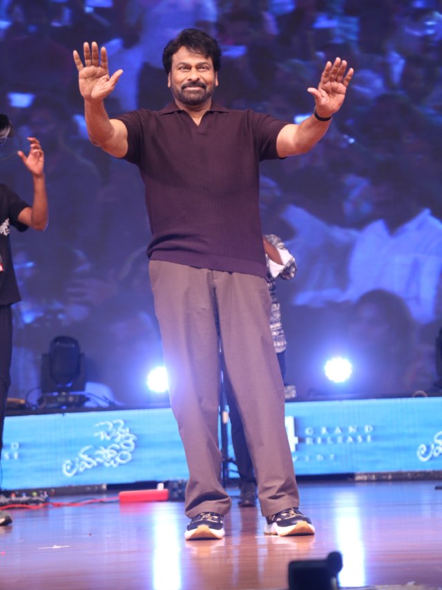 Megastar Chiranjeevi Mega Moments at Chennai Love Story Pre Release Event