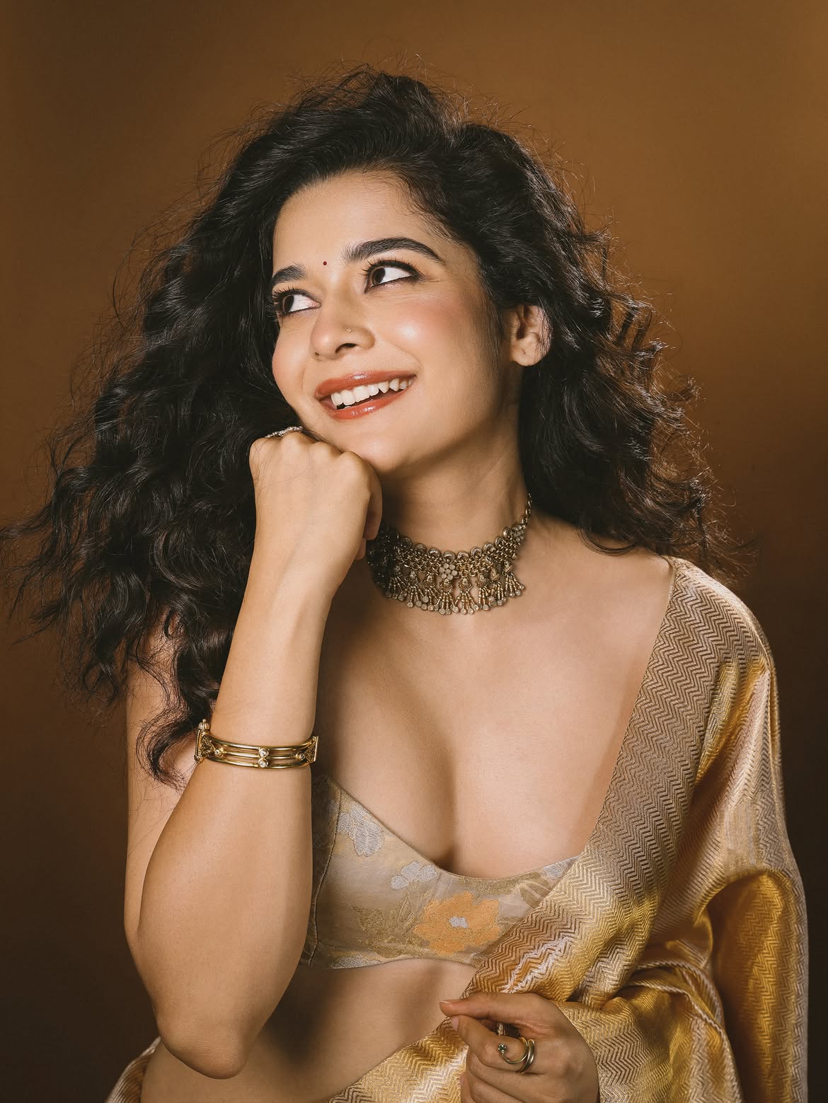 Mithila Palkar Shines in Saree