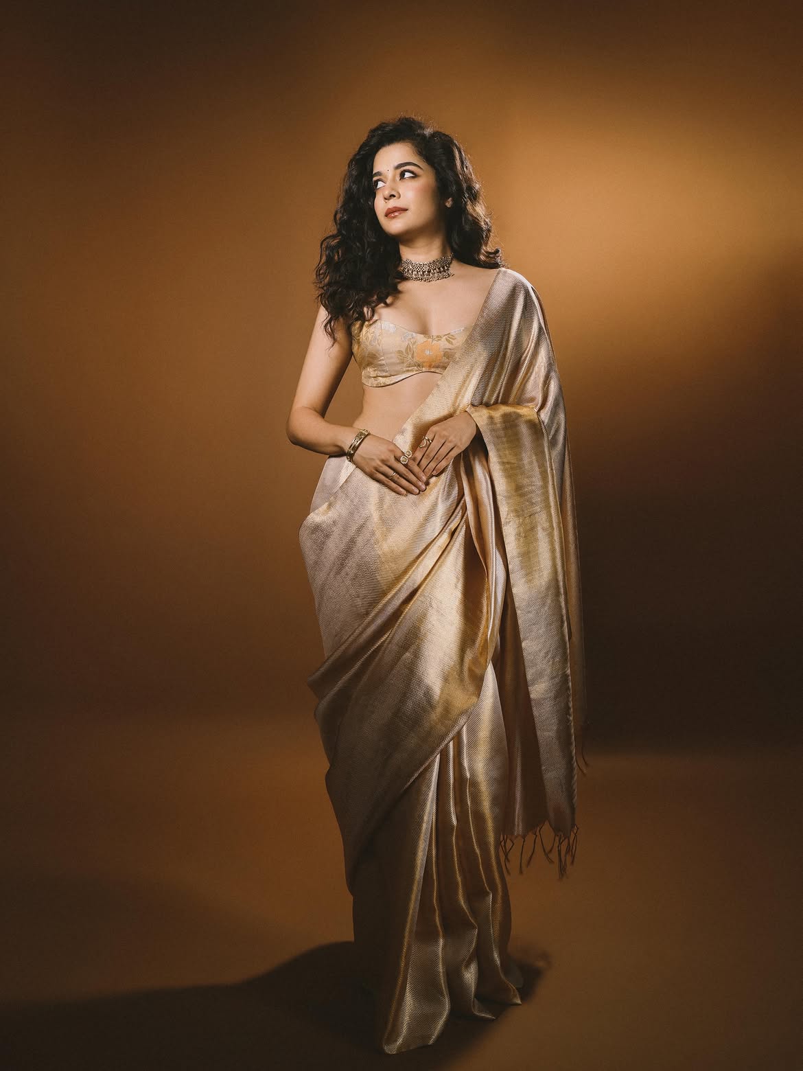 Mithila Palkar Shines in Saree