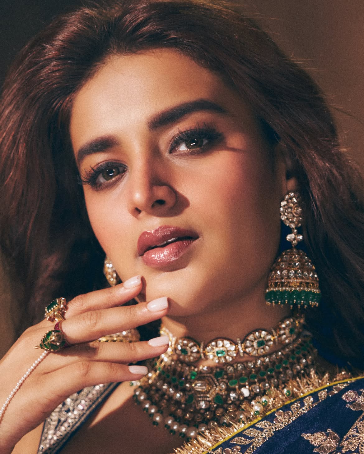 Nidhhi Agerwal Shines in Saree Looks