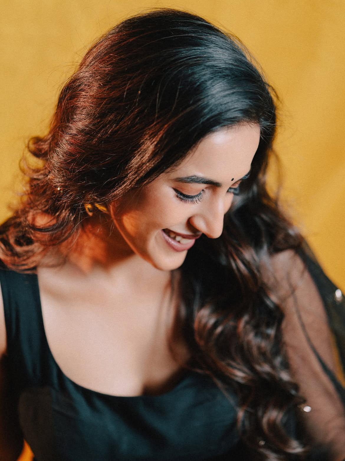 Niharika Konidela Simpul Looks in Black Dress