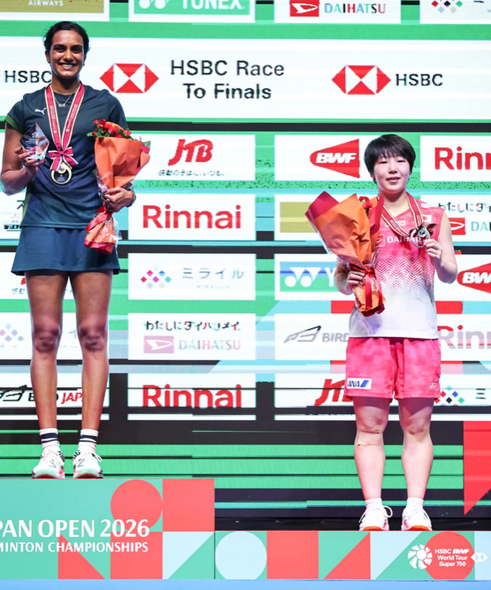 PV Sindhu Shares Photos after Winning Medal