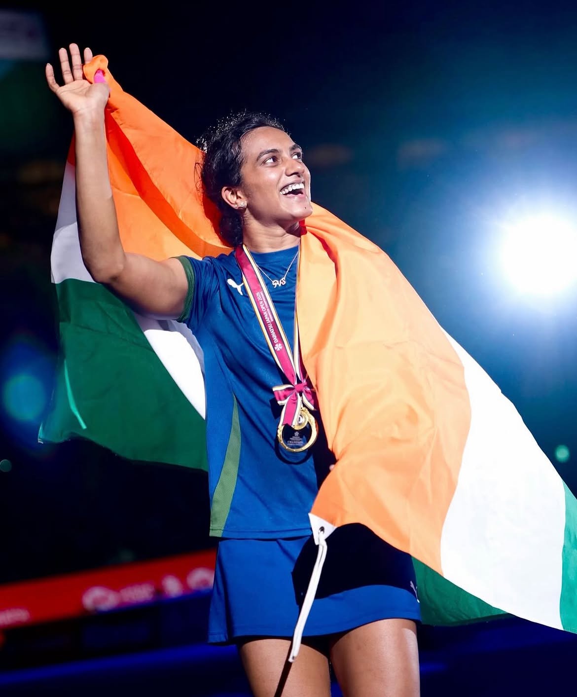 PV Sindhu Shares Photos after Winning Medal